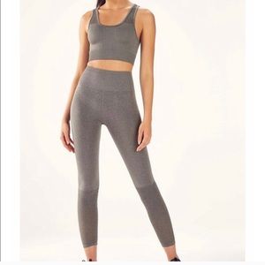 Fabletics seamless outfit gray XXS/XS/S